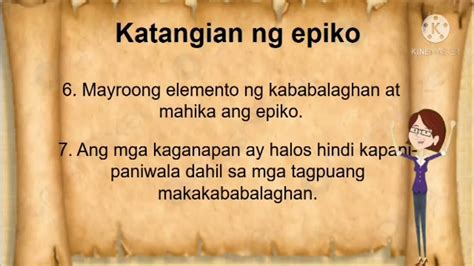 EPIKO: Kahulugan, Katangian at Halimbawa.